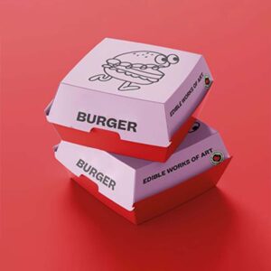 Red Burger Boxes