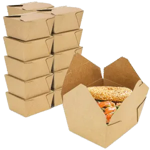 Recycled Kraft Burger Boxes